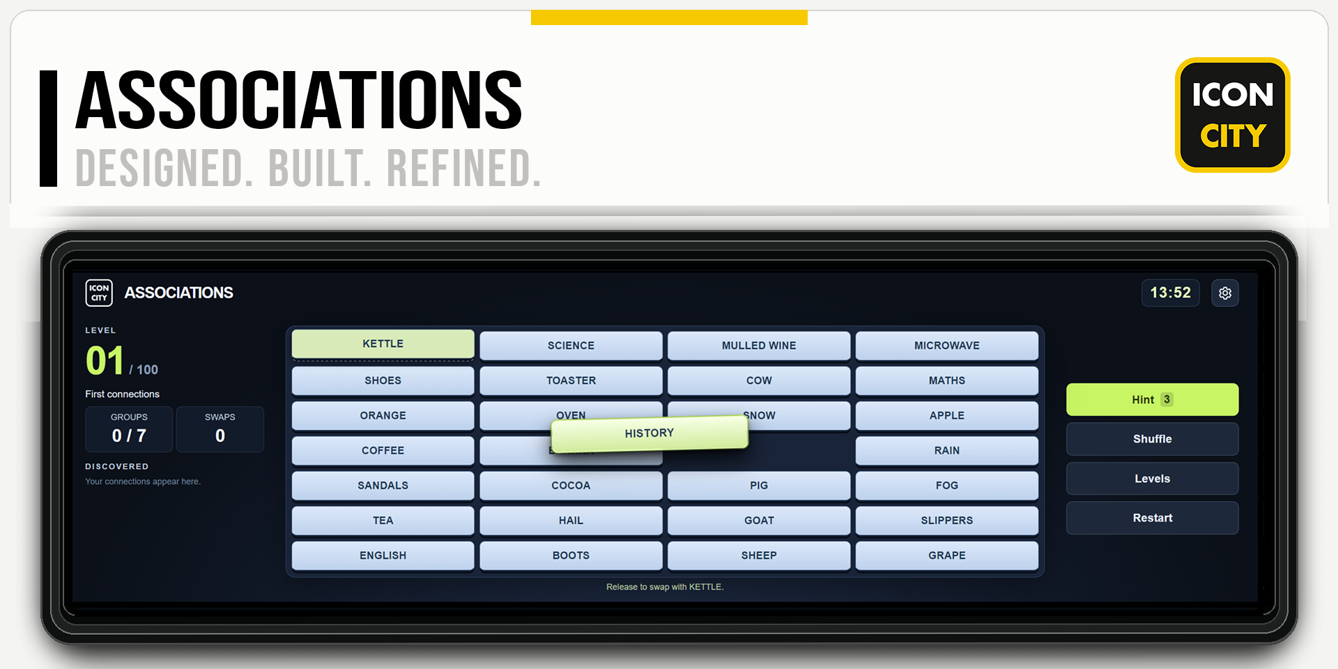 Associations XE widget artwork