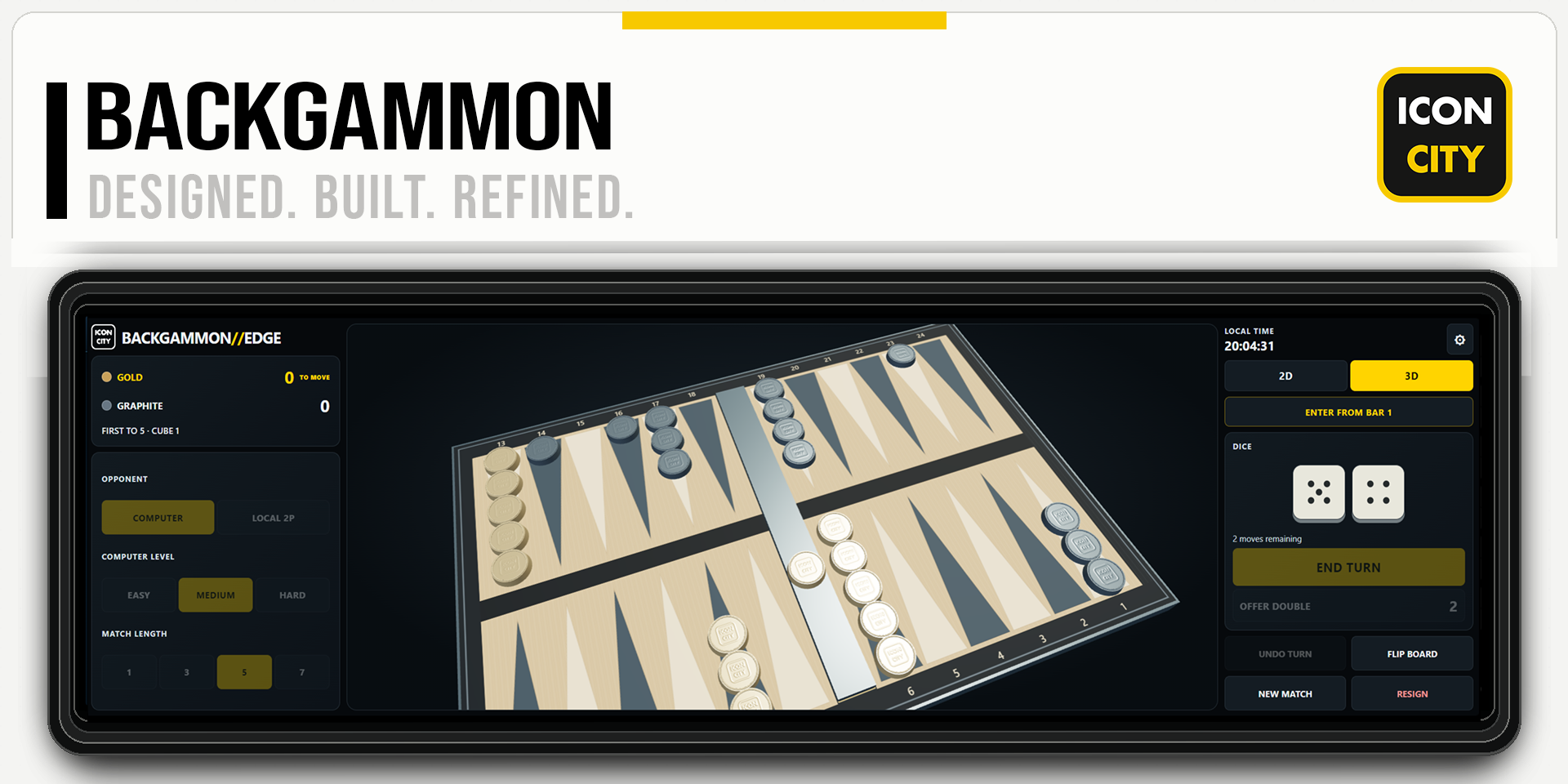 Backgammon XE widget artwork