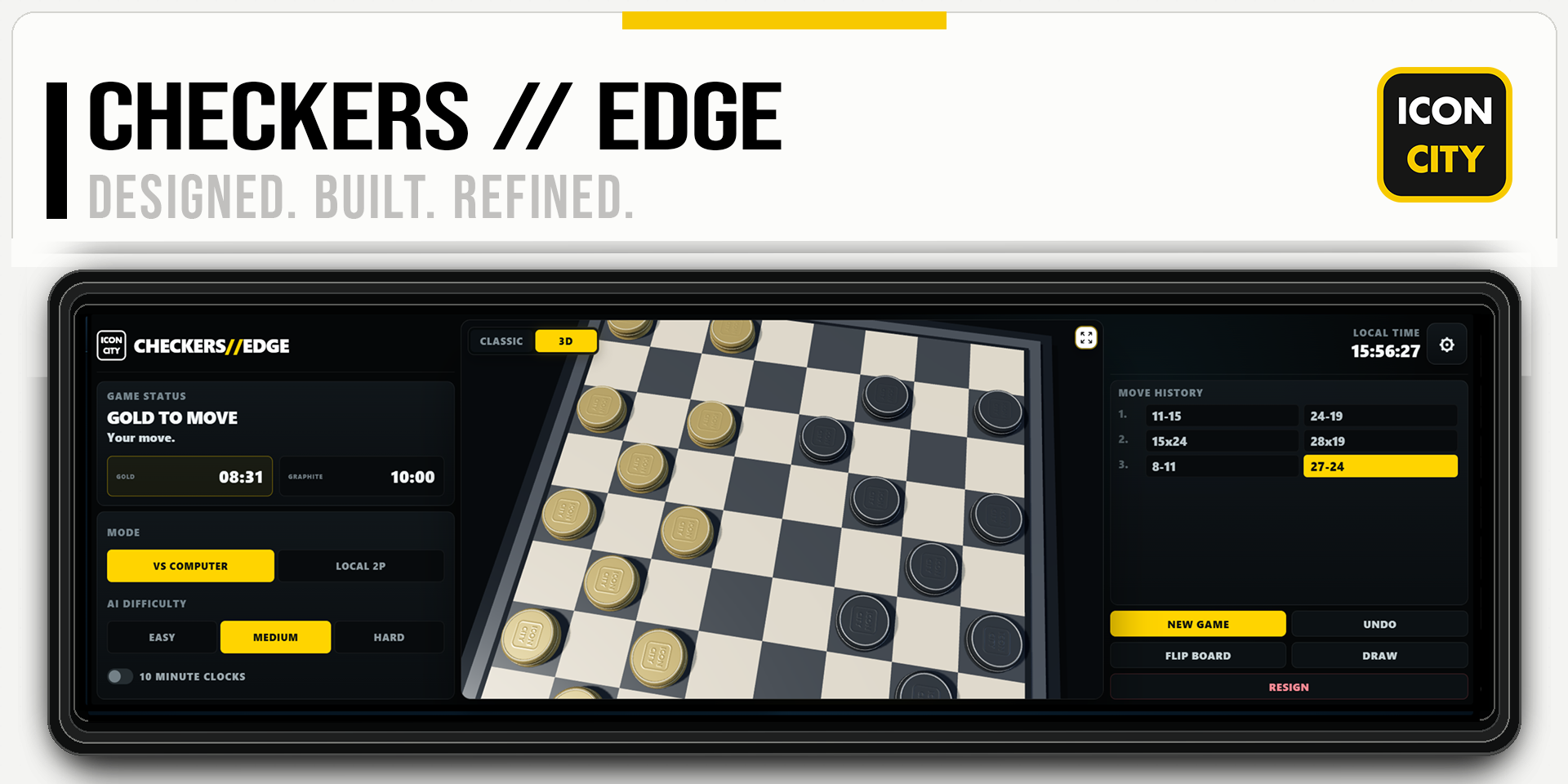 Checkers XE widget artwork
