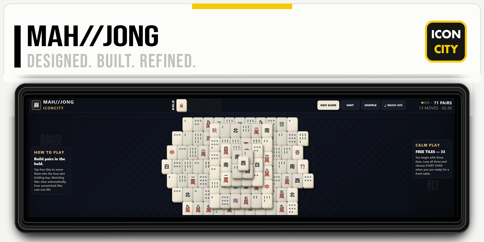 MAHJONG XE widget artwork