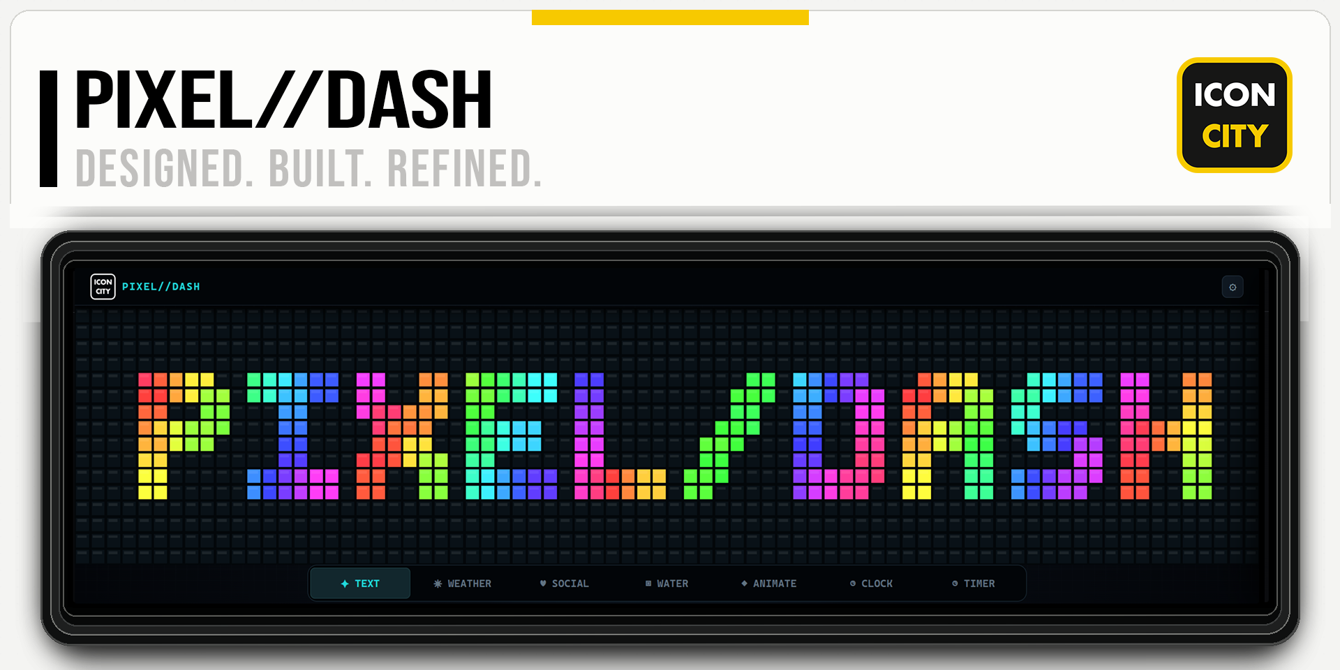 PIXEL DASH XE widget artwork